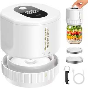 Wholesale Kitchen <strong>Tools</strong> Automatic Kit Food Storage Regular Mouth Jar Lids Electric Jar Vacuum Sealing Machine - Product Image 6
