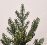 Arbre de Noël artificiel réaliste en gros, vert, non éclairé, avec base en pot pour la décoration de la maison et des fêtes