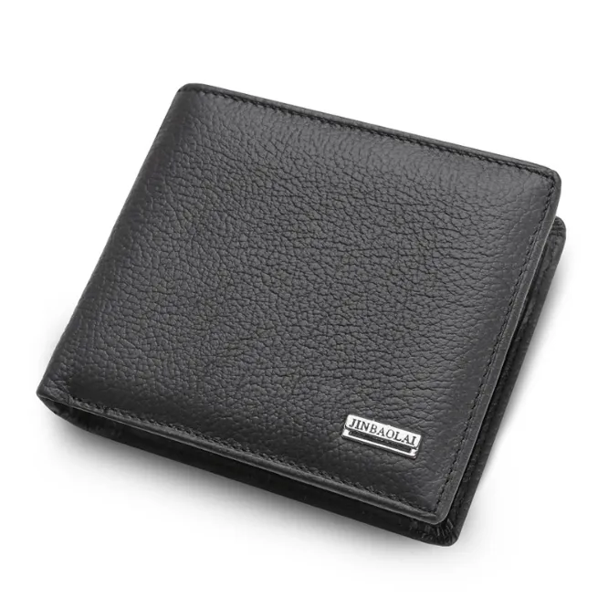 Kısa hakiki deri erkek cüzdan moda sikke cep kart tutucu erkekler çanta basit marka yüksek kaliteli erkek cüzdan