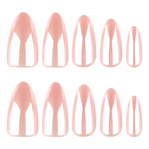 <span class=keywords><strong>Faux</strong></span> <span class=keywords><strong>ongles</strong></span> à poser en amande, finition poudre naturelle, pour le commerce international, vente en gros d'usine - Product Image 5