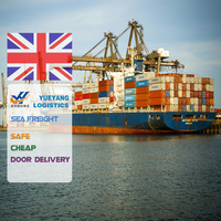 Service d'expédition maritime économique de Chine vers Londres, Royaume-Uni, livraison porte-à-porte en conteneur maritime, fret DDP, sans frais cachés