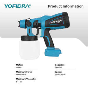 Pulvérisateur de <span class=keywords><strong>peinture</strong></span> électrique sans air à débit réglable 1000 ml 220v DIY <span class=keywords><strong>Peinture</strong></span> de voitures <span class=keywords><strong>Compresseur</strong></span> Machine <span class=keywords><strong>Pistolet</strong></span> de <span class=keywords><strong>peinture</strong></span> électrique - Product Image 5