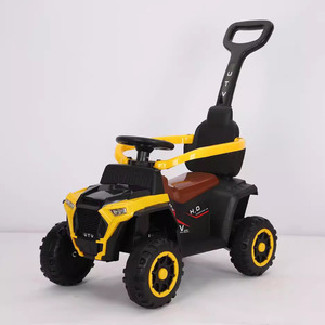 儿童电动车音乐儿童越野车带推杆护栏沙滩车1-6婴儿四轮塑料手推车OEM Odm - Product Image 3