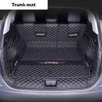 Tapis de coffre en cuir toutes saisons de qualité supérieure, doublure de coffre 7D sur mesure, imperméable, pour la protection des SUV