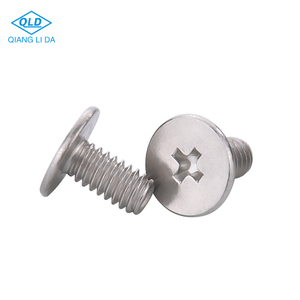 Nhà cung cấp bán buôn M1.6-M8 siêu mỏng 304 thép không gỉ Chéo Đầu phẳng Vít Máy Phillips Vít Máy tính xách tay A2-70 cấp - Product Image 1