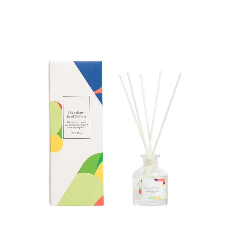 Hoge Kwaliteit Hot Koop Luxe Reed Diffuser Glazen Fles Aromatherapie Set Met Riet Stok