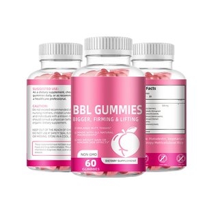 OEM Organic BBL Gummies Effektives Nahrungs ergänzungs mittel für Erwachsene Hüft vergrößerung und Butt Lifting Private Label Powder Dosierung - Product Image 1