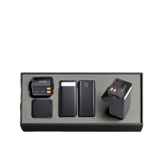 PORPIU PD65W Portable Power Bank With High Capacity 50000mAh Super Fast 65W Charging LED Display for Outdoor Use USA Socket Type