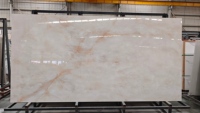 Grandes dalles murales en pierre frittée, onyx et jade de Hetian blanc, pour design moderne, carreaux de mur, escaliers en quartz et plateaux de table, découpés sur mesure