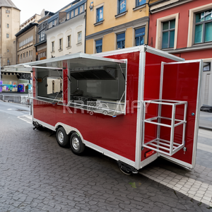 Remolques de concesión de camiones de comida móviles de alta calidad de China, camión de pizza totalmente equipado, remolque de comida rápida para perros calientes para barbacoa con aperitivos - Product Image 1