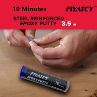 FEIYA 114g – Mastic époxy bicomposant robuste pour peinture et moulage, ponçable, pour acier, métal, bois, plastique