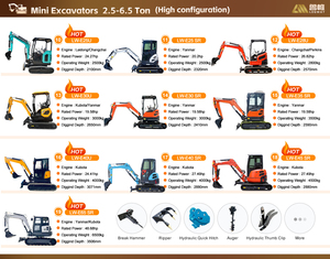 Miễn Phí Vận Chuyển Epa Mini Máy Xúc 3.5 Tấn Giao Hàng Nhanh Kubota Động Cơ Crawler Digger Mini Bagger Trang Trại Nhà Sử Dụng 1 2 Tấn Euro 5 Ce - Product Image 5