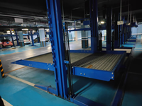 Elevador Hidráulico de Dos Postes para Estacionamiento de Autos