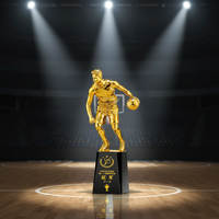 Trophées, médailles et plaques métalliques personnalisés avec gravure, récompenses et plaques de reconnaissance personnalisées, trophées de basketball et de football