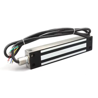 Cerradura Electromagnética de Alta Resistencia Antirrobo de 500 kg, para Puerta Simple o Doble, Control Eléctrico, Resistente al Agua