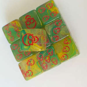 Новый выпуск 16mmD6 <span class=keywords><strong>RPG</strong></span> и DnD Dungeons Dragons Набор кубиков Уникальный квадратный дизайн независимая идея подарка из акрила - Product Image 6