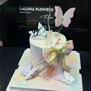Honey And Sweetness Acrylic Butterfly Cake Decoration Plug In For Qixi Festival Cake Decorating Supplies - Product Image 4