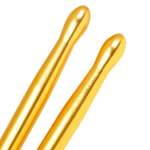 ไม้ตีกลองต้านอนุมูลอิสระแบบมืออาชีพด้ามอะลูมิเนียมอัลลอยทนทานไม่ลื่นด้ามจับสีทองด้านฝึกฝน - Product Image 5