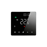Termostato Inteligente WiFi Inalámbrico para Calefacción por Suelo Radiante (Agua/Eléctrico) y Caldera de Gas, Compatible con la Aplicación Tuya, Alexa, Google y Alice