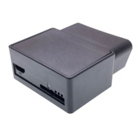 Boîtier d'outils de diagnostic en plastique noir ELM327 16PIN OBDII Mini Interface USB avec connecteur pour traqueur GPS