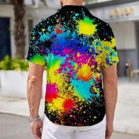 Chemises Hawaïennes Amusantes à Perles pour Hommes, Motif 3D, Boutons, Manches Courtes, Vacances Tropicales, Plage, Aloha