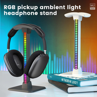 LKL Support pour casque d'écoute RGB Support pour casque de jeu de bureau avec 7 modes d'éclairage pour tous les accessoires d'écouteurs