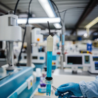 Sonde d'électrode de capteur de pH de qualité laboratoire avec connecteur BNC 0-60°C pour l'analyse et la surveillance de la qualité de l'eau