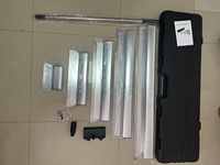 Kit de grattoirs industriels DIY grand format avec manche télescopique 20cm 30cm 60cm 100cm 120cm, spatules et rouleaux à mastic
