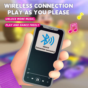 <span class=keywords><strong>Tapis</strong></span> de jeu <span class=keywords><strong>interactif</strong></span> sans fil pour musique électronique, danse, jeu <span class=keywords><strong>musical</strong></span>, <span class=keywords><strong>tapis</strong></span> de jeu portable avec lumière LED pour enfants - Product Image 3