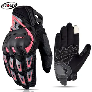 Suomy antichoc été respirant maille moto gants de course écran tactile hors route moto équitation gants Guantes Moto XXL