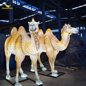 Lanternes d'Animaux Colorées Imperméables Fait Main pour le Festival des Lanternes, Lumières LED pour le Parc à Thème du Zoo, Diwali, Célébrations de Thanksgiving - Product Image 3