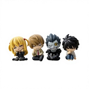Vente en gros de figurines d'action anime - <span class=keywords><strong>Ryuk</strong></span> Light Yagami Misa Sleepy - Jouet capsule Gacha - Décoration de bureau - Cadeau pour les fans - Product Image 5