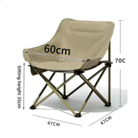 Chaise lune pliable légère avec dossier haut, robuste, en tissu Oxford facile à nettoyer, séchage rapide, design moderne, pour cuisine et chambre