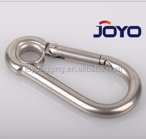 Cina produttore acciaio inossidabile 304 o acciaio inossidabile 316 moschettone Din5299C moschettone a molla in acciaio inossidabile - Product Image 5