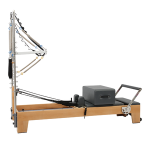 Haute qualité Studio Yoga Trainer Aluminium Machine Tower Springs Pilates Reformer avec demi-tour - Product Image 1