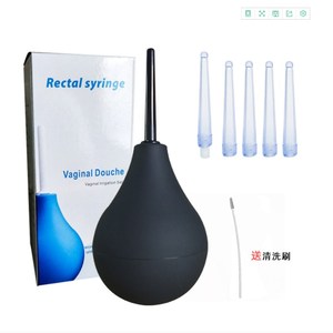 224 <span class=keywords><strong>ml</strong></span> OEM de fábrica Bulbo de silicona para enema y ducha para limpieza anal de hombres y mujeres - Product Image 1