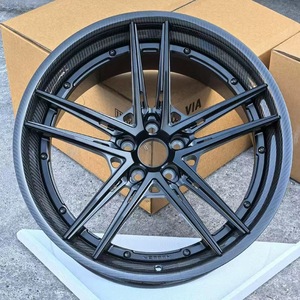 Jantes en fibre de carbone forgées XJ 5x120 16 17 18 20 pouces jantes en alliage personnalisées pour <span class=keywords><strong>GTS</strong></span> 911 Carrera 991 GT3 M3 <span class=keywords><strong>M4</strong></span> C8 Z06 Mc20 Z06 ZR1 - Product Image 1