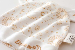 Gorro de Bebé con Orejas de Oso |   Gorro de punto con estampado de luna y estrellas y borde plegado |   Gorro para Bebé Recién Nacido - Product Image 5