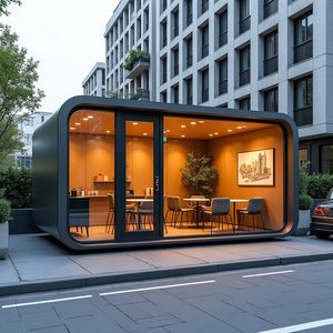 Prefab Capsulehuis Voor Koolstofvrije Gemeenschappen Groen Bouwen Standaard Energiezuinige Woningbouwproject Voor Duurzame Staalparken - Product Image 3