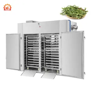 Precio barato SUS304 temperatura constante 48 bandejas fruta pescado verduras carne horno de secado máquina