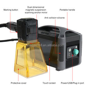 Machine de gravure laser 20W/30W/50W 0-7000 mm/<span class=keywords><strong>s</strong></span> avec police chinoise/anglaise/chiffres, fournie par l'usine - Product Image 2