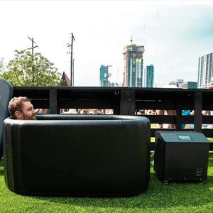 Venta caliente bañera inflable Fitness grandes bañeras de hielo gris al por mayor personalizado - Product Image 6