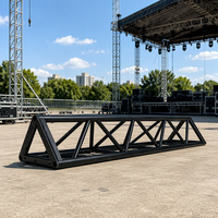 Système de charpente modulaire pliable en alliage d'aluminium avec boulons à embout triangulaire pour éclairages de scène et décoration