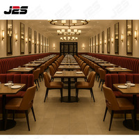 Cabine de restaurant tapissée par velours de luxe et base en métal d'or pour les ensembles commerciaux de meubles de cabine de restaurant