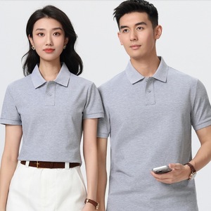 Polo para Mujer, 220g, Algodón Tejido, Transpirable, Manga Corta de Verano, con Etiqueta y Etiquetas Adicionales - Product Image 1