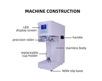 Machine à sceller les canettes électrique automatique-Facile à utiliser Gain de temps et économie de main-d 'œuvre pour les canettes de dessert au thé au lait et à la bière