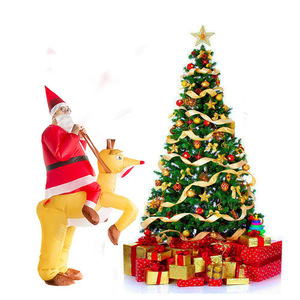 Costumes gonflables de <span class=keywords><strong>renne</strong></span> de Noël de haute qualité pour cosplay, costumes gonflables de Père Noël à chevaucher pour adultes - Product Image 2