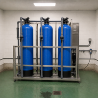 Réservoir de filtration à sable en PRV (Plastique Renforcé de Fibres) industriel, 5000 L/heure, pour dessalement et traitement des eaux en aquaculture