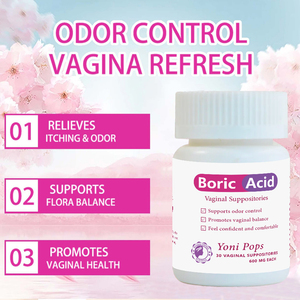 Supositorios de Ácido Bórico HALAL de Alta Calidad, Píldoras en Polvo para el Cuidado Íntimo Diario para Mujeres - Product Image 1