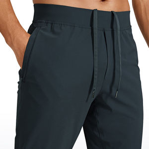 Custom Logo High Quality <strong>Nylon</strong> Spandex Gym Fitness <strong>Training</strong> Track Pants for Men - Product Image 4